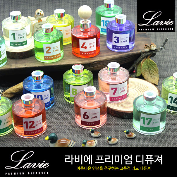 HT 라비에 허브타임 천연아로마 홈디퓨져 차량용방향제 송풍구 클립 리필 기프트세트 레드프룻 디퓨저 리필 방향제 - 상세 이미지 3