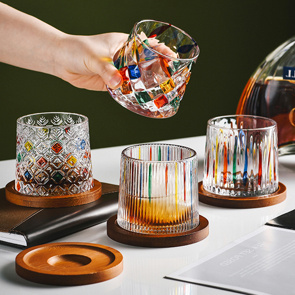 더큰솔 온더락 하이볼 유리컵 홈카페 아이스커피 아인슈페너 샷잔 위스키 양주 언더락 글라스 - 상품 이미지