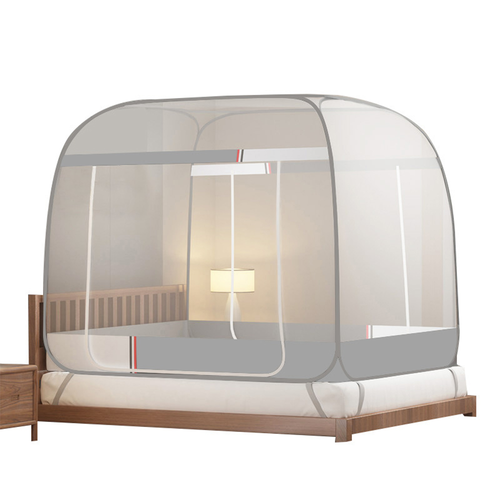 원터치모기장 침대 모기장 사각 접이식