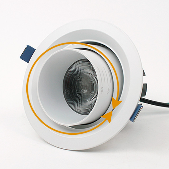 더쎈 LED 다운라이트 9cm(4인치) 12W 컴파스 COB 직회전 매입등 - 상세 이미지 2