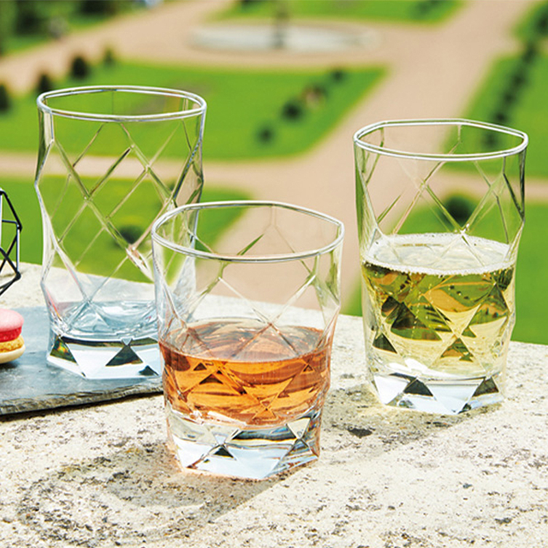 루미낙 큐브 하이볼 유리 홈카페잔 위스키잔 글라스잔 350ml 6P