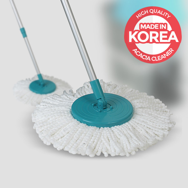 밀대 극세사걸레 아카시아 크리너 회전식 리필 - 상품 이미지