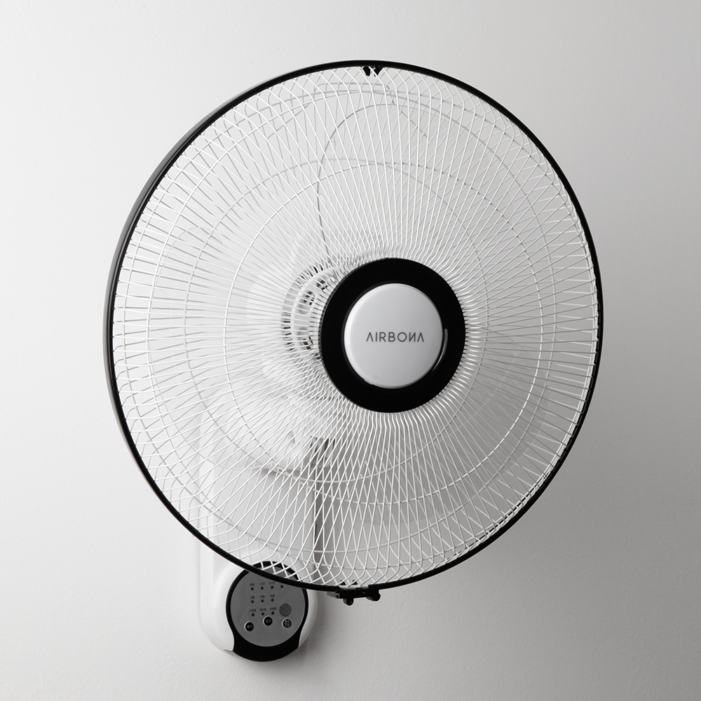 에어보나 가정용 업소용 사무실 벽걸이 기계식 벽선풍기 07WF