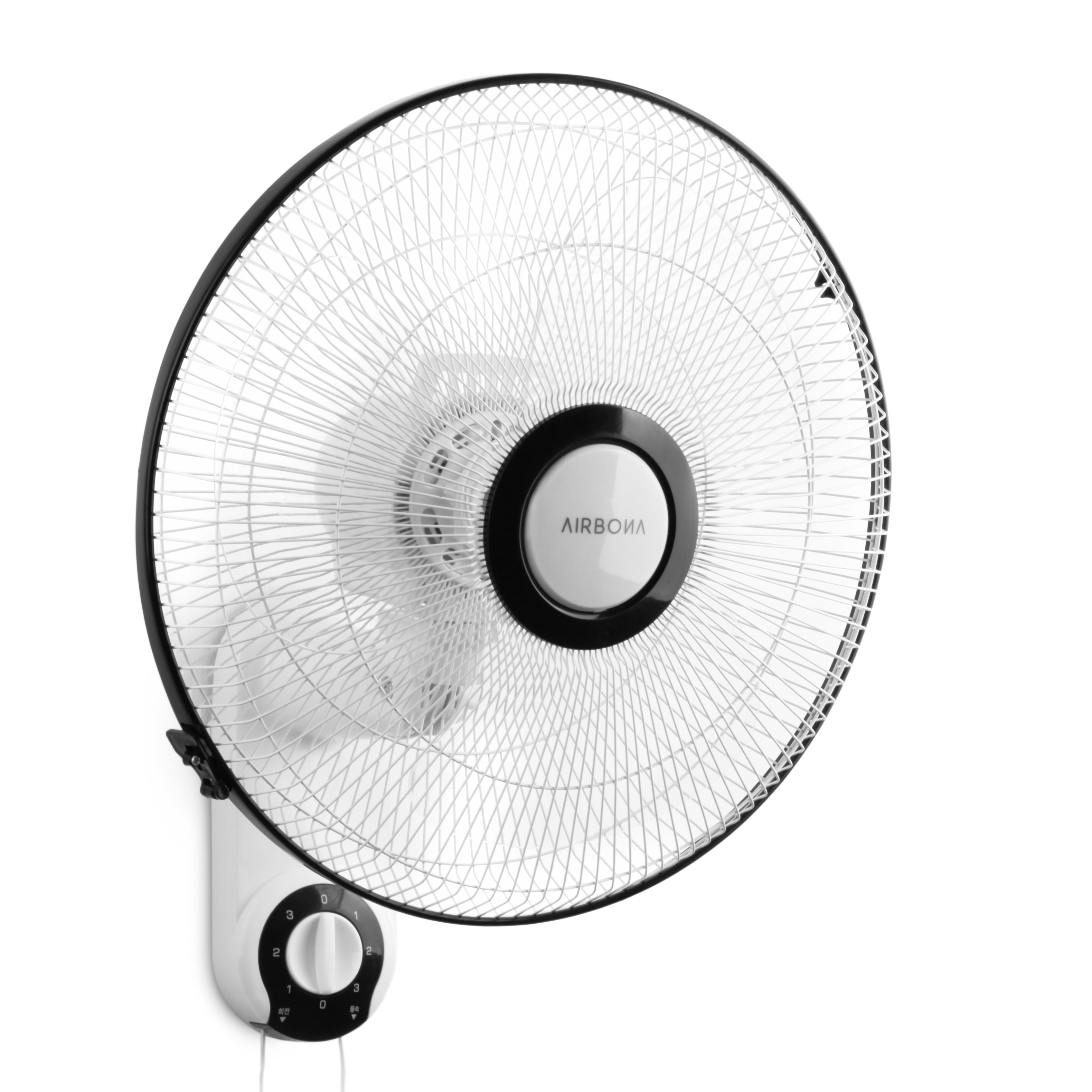 에어보나 40cm 가정용 업소용 사무실 기계식 벽걸이 선풍기 AB-07WF 제품 이미지