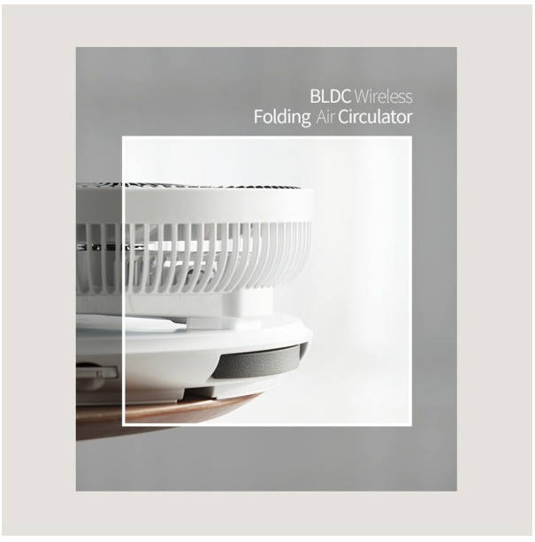 르젠 10인치 접이식 선풍기 무선 BLDC 써큘레이터 가정용 캠핑용 LZCF-HF70 - 상세 이미지 3