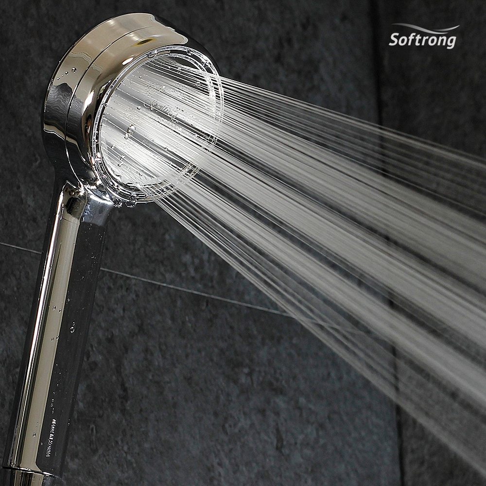 소프롱 괴물 샤워기 헤드 SHN-60(8G)미세물줄기(와이드) 수압상승 국산 절수 샤워기