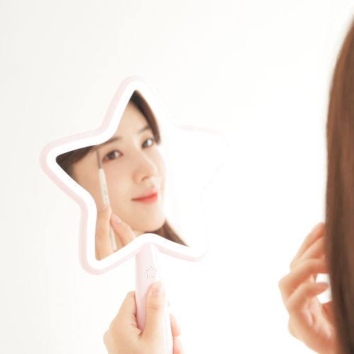조명 손거울 명품 고급 손거울 미용 뒷거울 미용실 뒷거울 - 상세 이미지 5