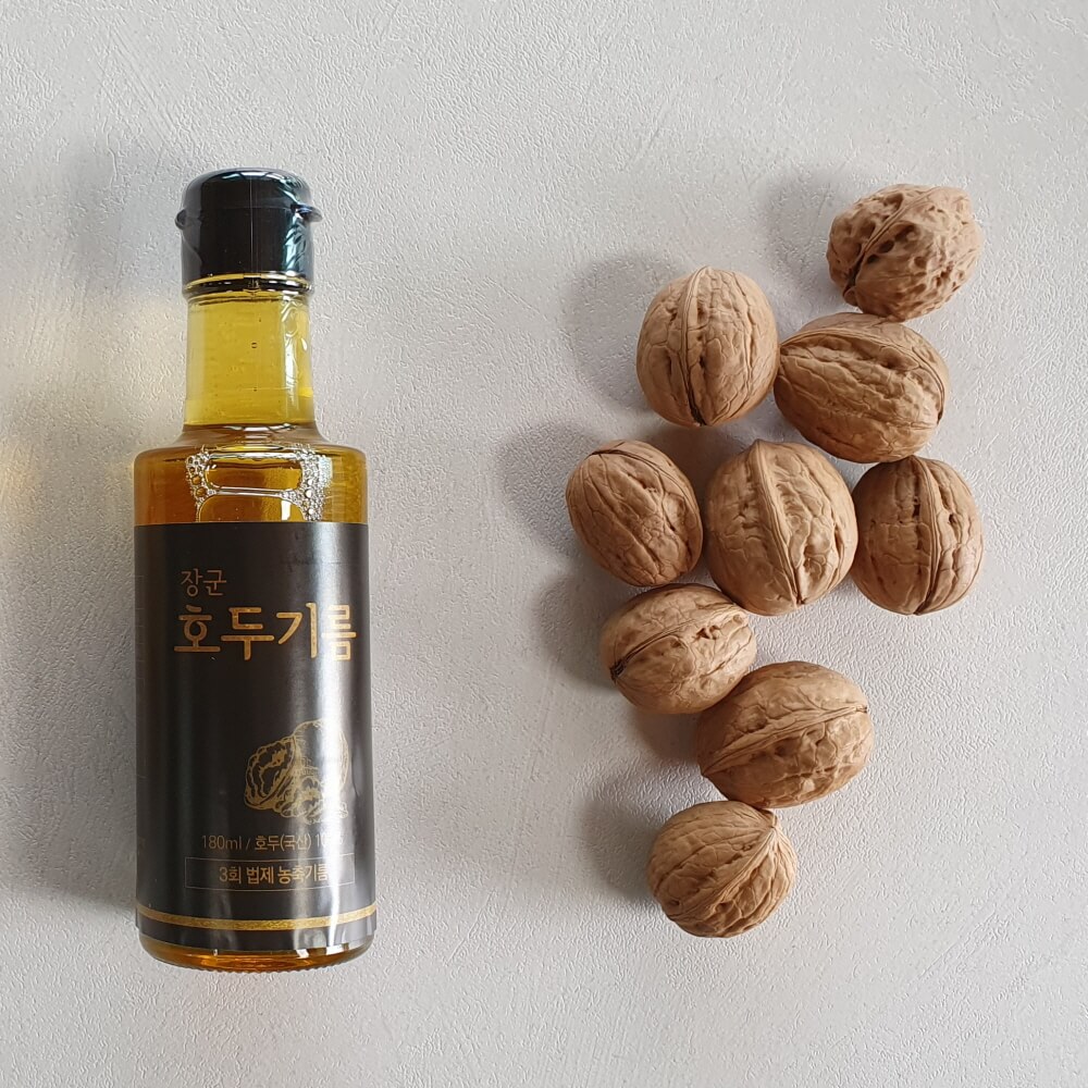 3회 법제 [ 국산 호두 기름 180ml ] 오메가3 가득한 호두오일 이미지 6