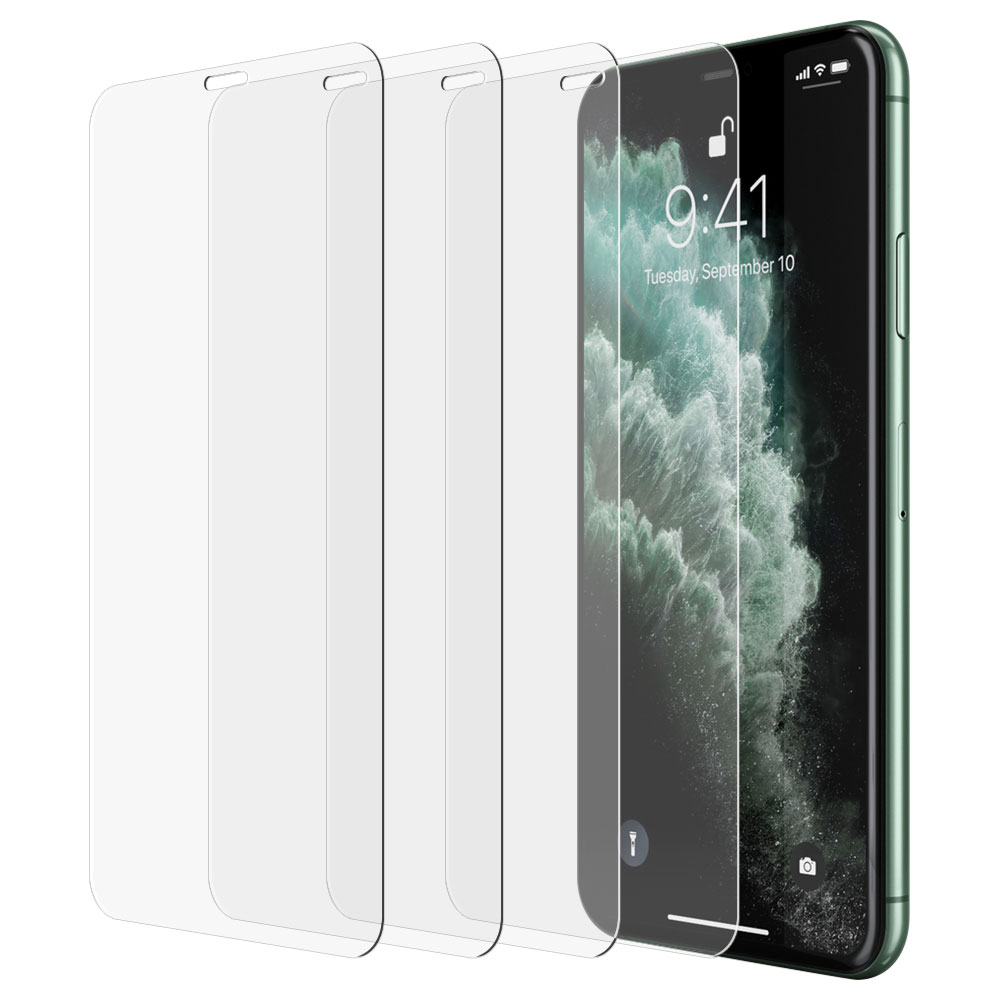 아이폰 11 프로 맥스 플래쉬 액정보호필름 강화유리 4매