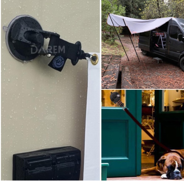 차박 어닝 타프 흡착판 유리 고정 차량용 큐방 차량용 흡착기