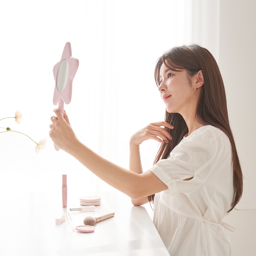 조명 손거울 명품 고급 손거울 미용 뒷거울 미용실 뒷거울 - 상세 이미지 4