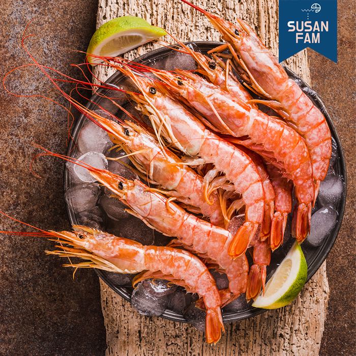 홍새우 2kg (대,특대) 아르헨티나 붉은홍새우 냉동새우