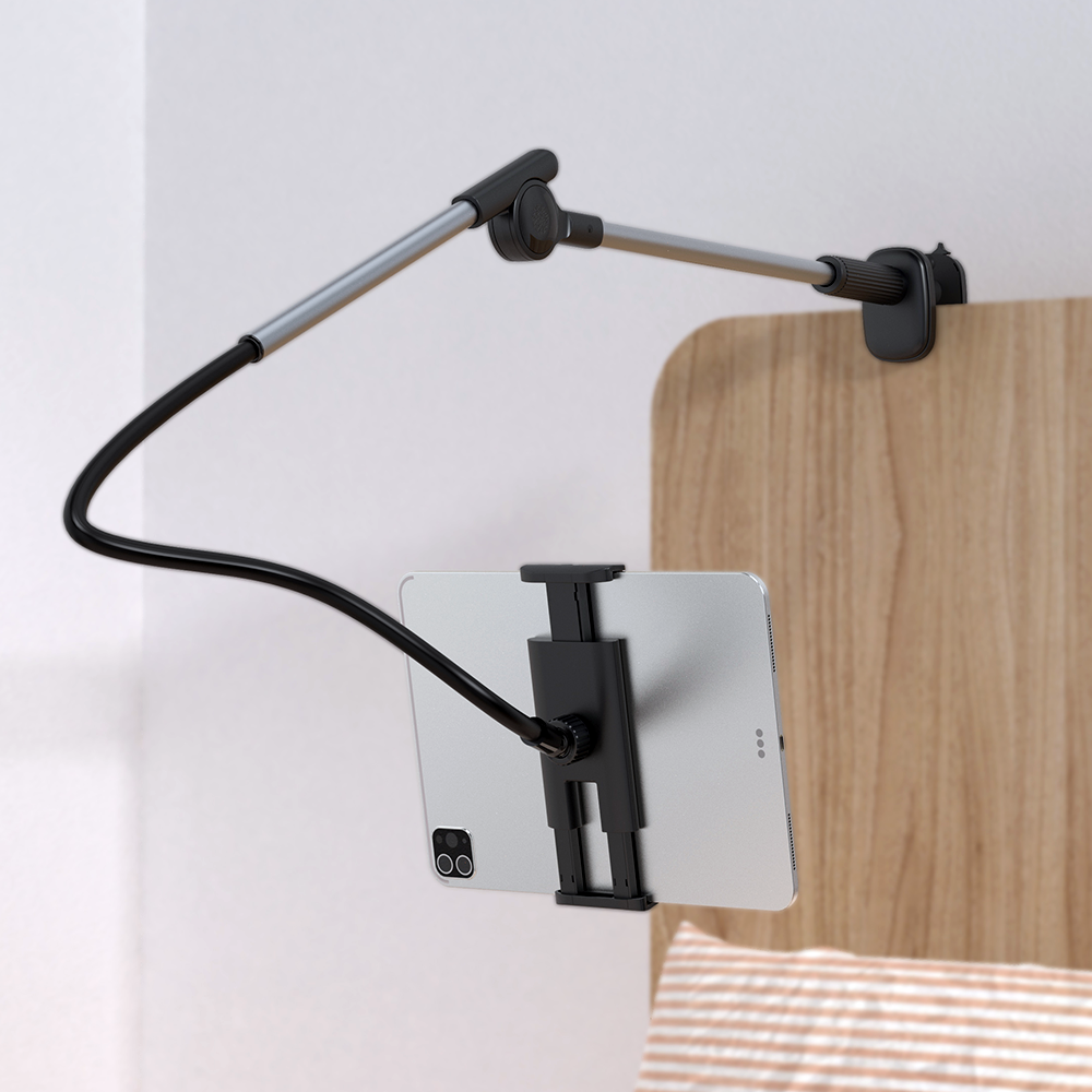 르메이어 자바라 거치대 누워서 스마트폰 탭 패드 태블릿 침대 고정