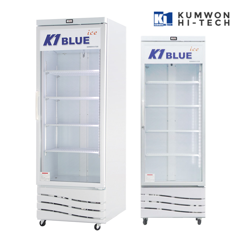 국내산 금원하이텍 업소용 냉동 쇼케이스 KSR-463C 컵 간냉식 영업용 수직 냉동고