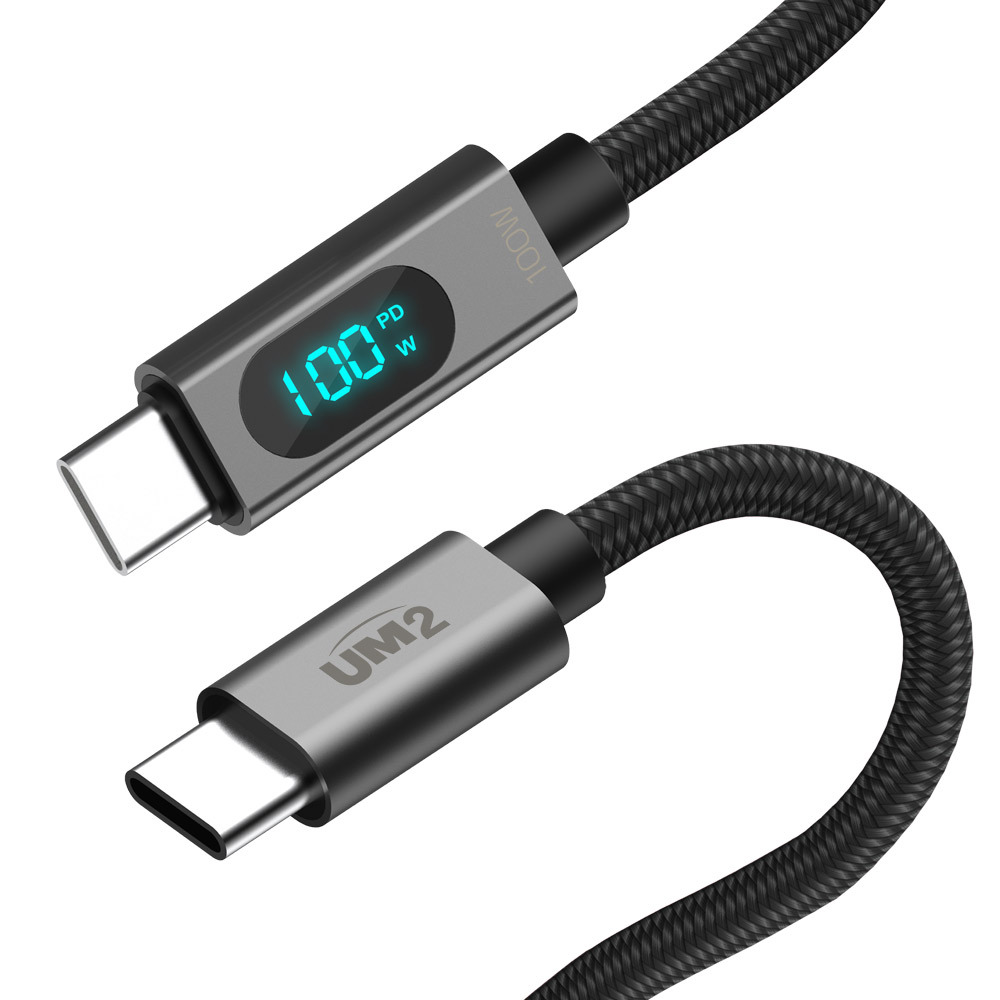 UM2 PD 100W C타입 LED 디스플레이 고속 충전 케이블 UMCA-100WLED - 상세 이미지 3