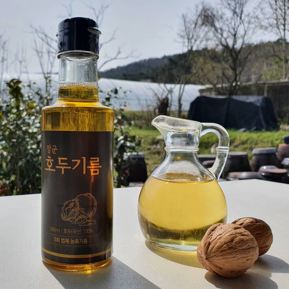 3회 법제 [ 국산 호두 기름 180ml ] 오메가3 가득한 호두오일 - 상세 이미지 5