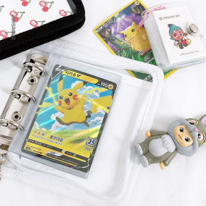 다니샵 3공 지퍼 포카바인더 프리미엄 사이즈업 미니 투명 포토카드 앨범 ... 실사용 후기 | 효과 있을까? - 상품 이미지 4