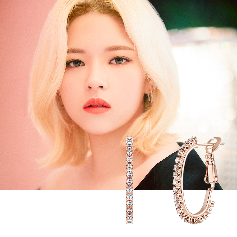[킹더랜드 윤아, 정연 착용] 폴브리알 주얼리 아우라 원터치 귀걸이 PYBE0215_BRASS - 상세 이미지 3