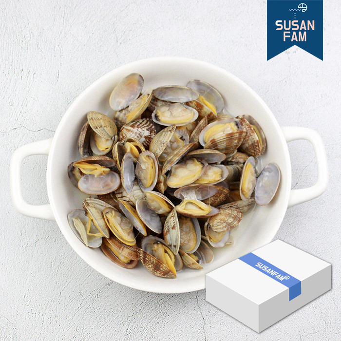 육수담은 자숙 피바지락 10kg(500gX20팩) 박스 대용량 도매 (수산팜)