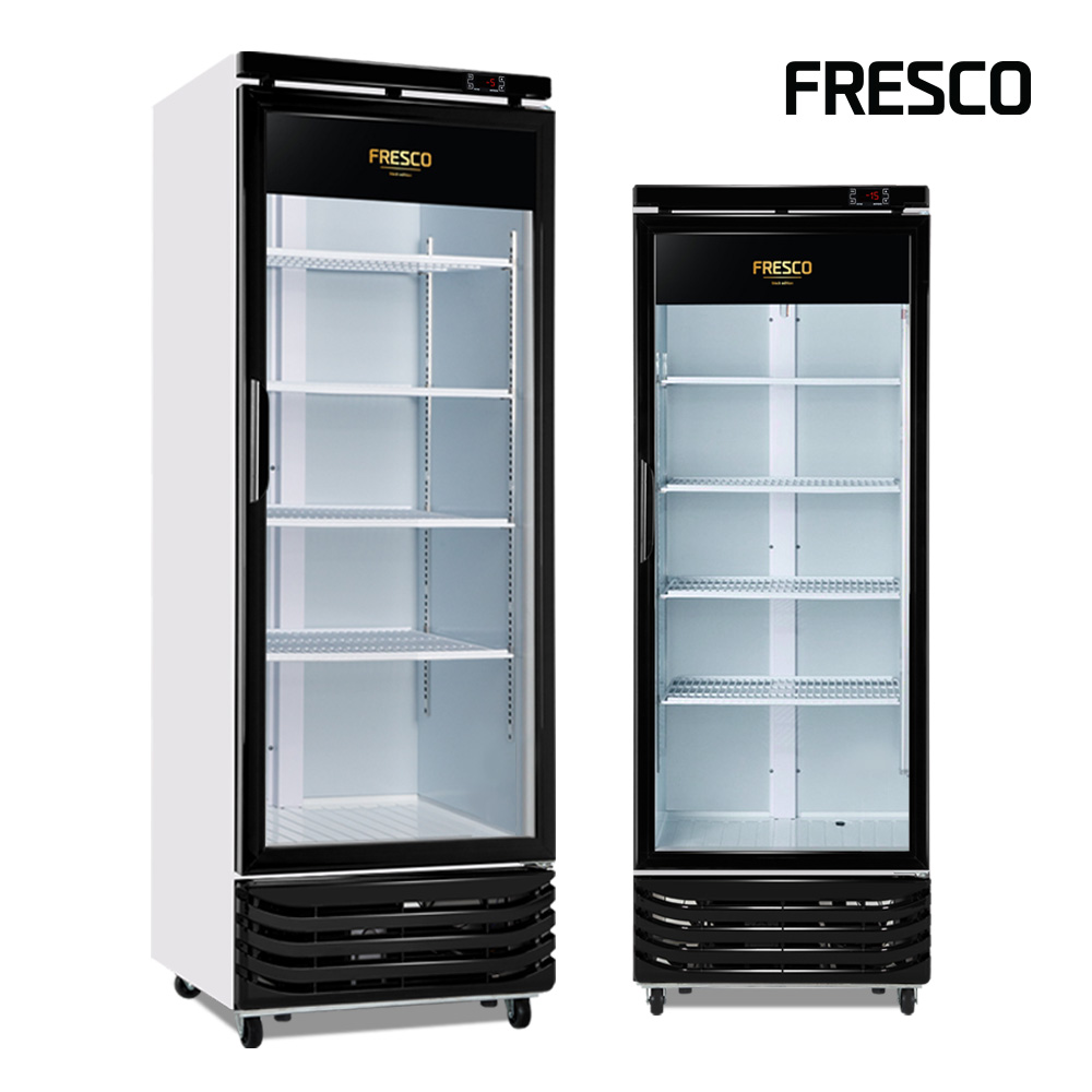 국산 업소용 냉동 쇼케이스 냉동 식품 냉장고 간냉식 수직냉동고 FRE-465CFB