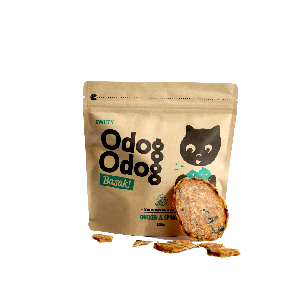 스위피 오독오독 바삭 고구마 강아지 애견 수제 간식 당근 시금치 블루베리 브로콜리 연어껍질 120g