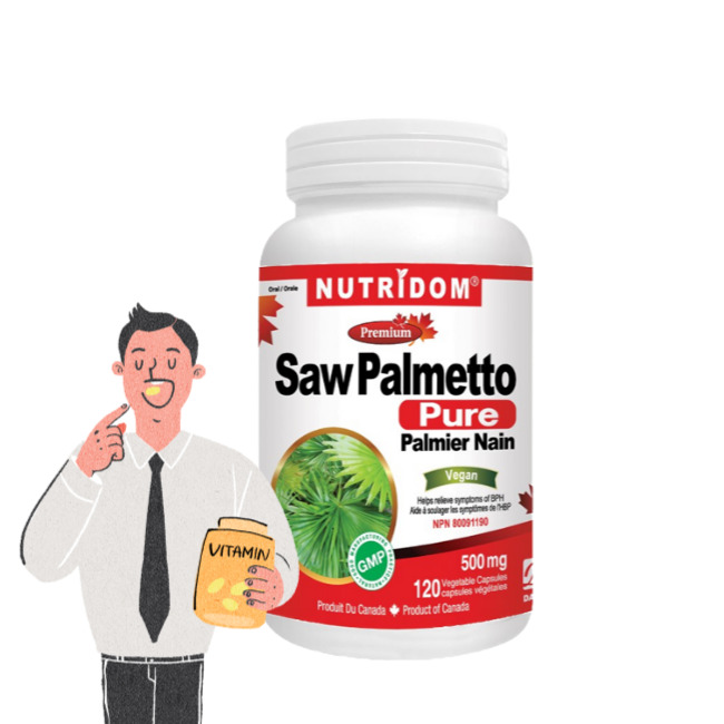 뉴트리돔 순수 쏘팔메토 500mg 소팔메토 120캡슐 2개월분 N230 이미지 7