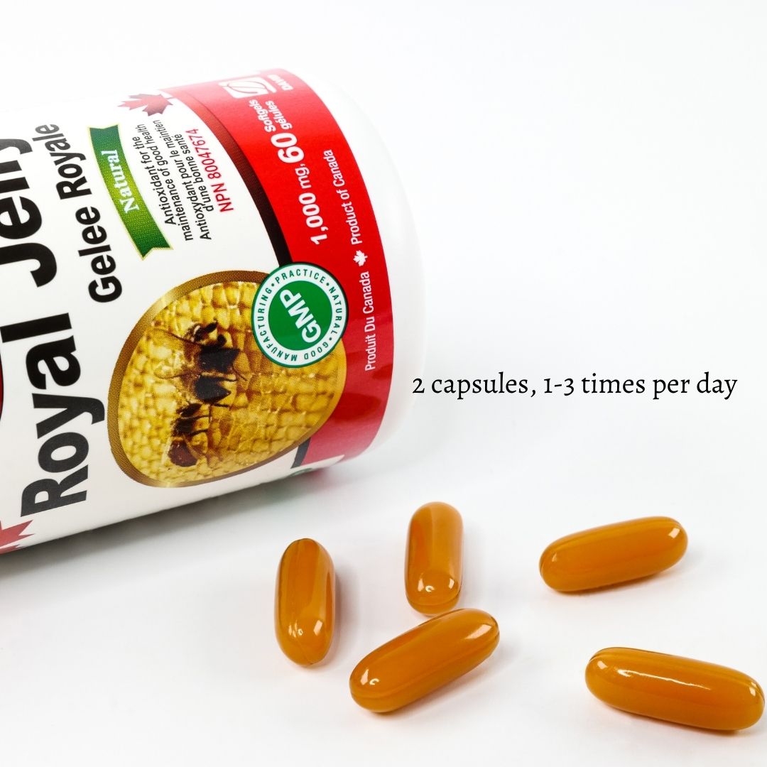 (2팩세트) 뉴트리돔 프리미엄 천연 로얄제리 대용량 1000MG 300캡슐 N131 - 상세 이미지 2