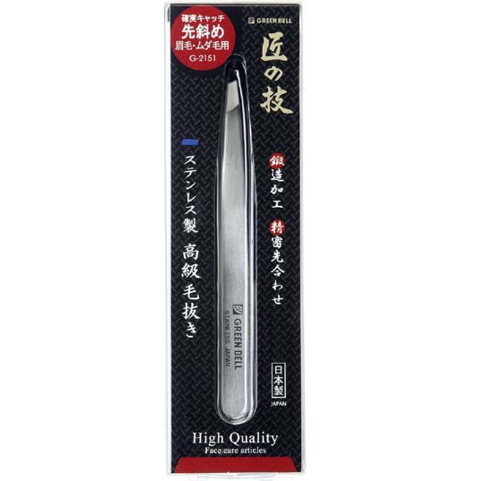 그린벨 장인의기술 쪽집게 핀셋 G-2151 - 상품 이미지