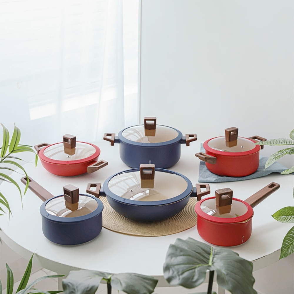 세라믹코팅 인덕션용냄비 6종 주방 라면 신혼냄비