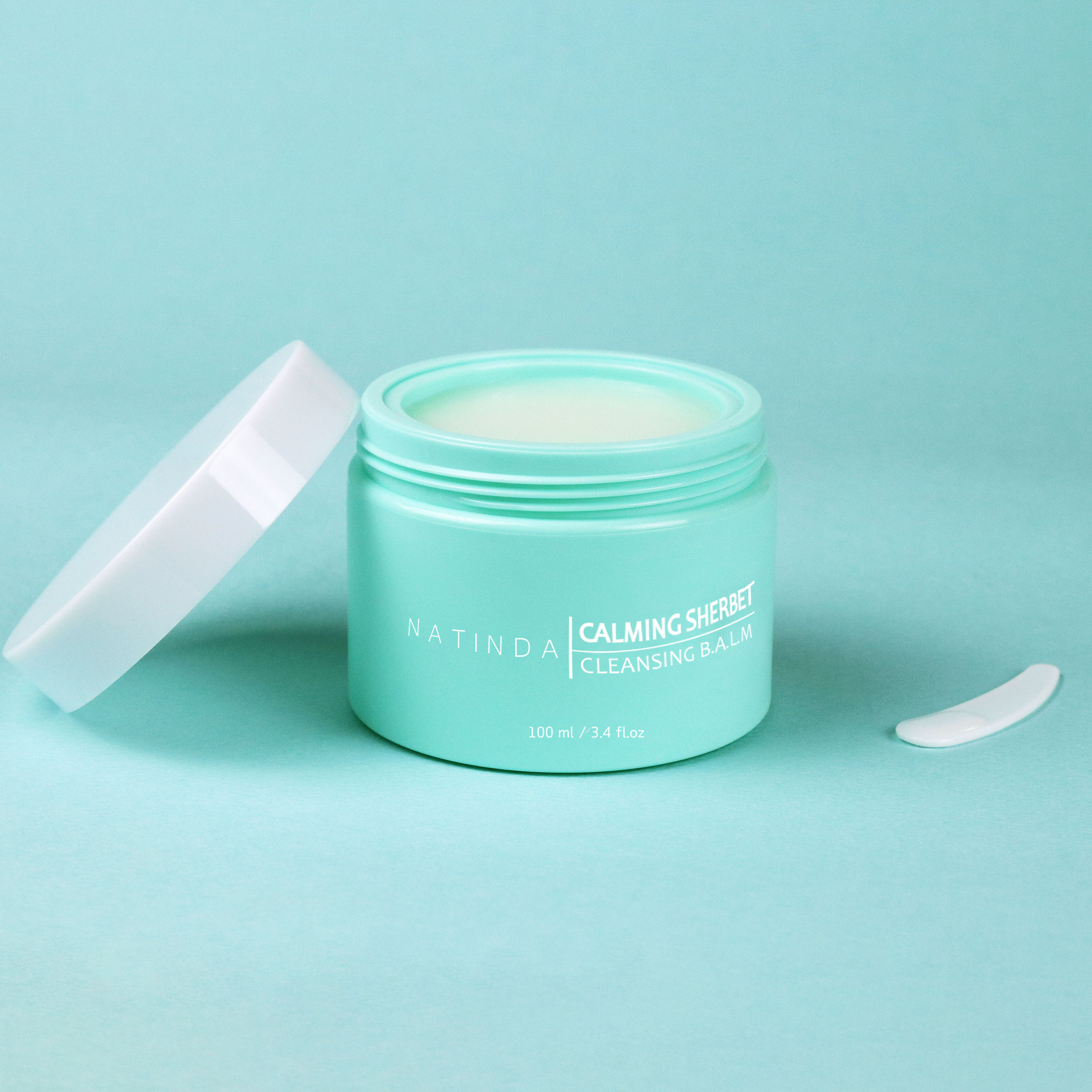 나틴다 카밍 샤벳 클렌징밤 100ml 진한 메이크업 올인원클렌저 저자극 딥클렌징 - 상세 이미지 3