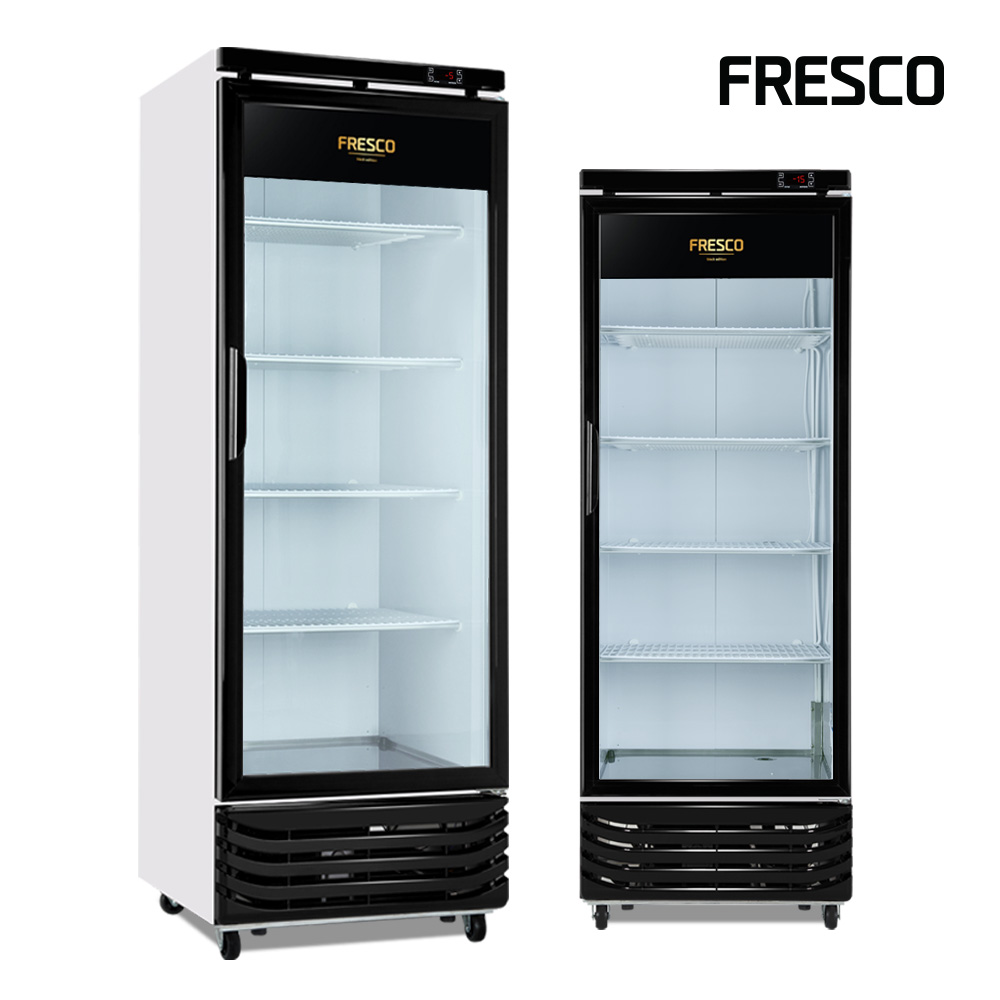 국산 업소용 냉동 쇼케이스 냉동 식품 냉장고 간냉식 수직냉동고 FRE-465DFB
