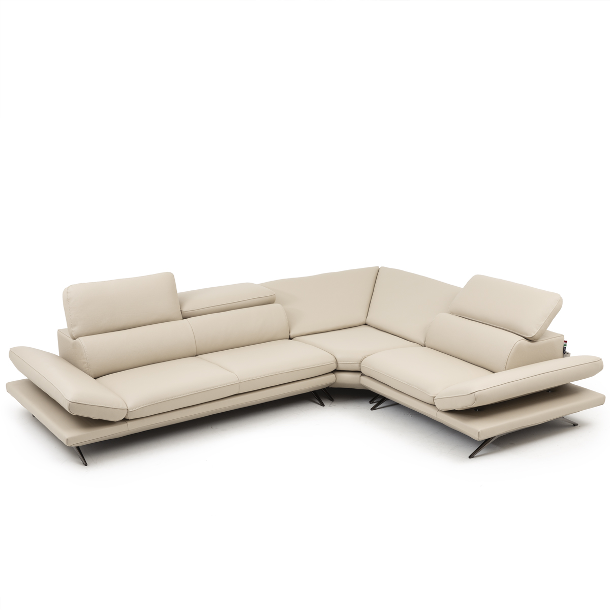 팔콘 이태리 풀그레인 올가죽 슈렁큰 전체 천연 통가죽 팔걸이 조절 코너형 쇼파 소파연구소