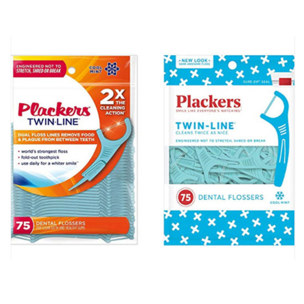 플랙커스 트윈라인 치실 75개입 랜덤1개