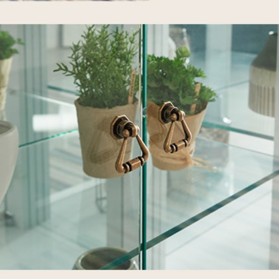 엔틱 유리 장식장 800 트로피 진열장 수석장식장 상패진열장