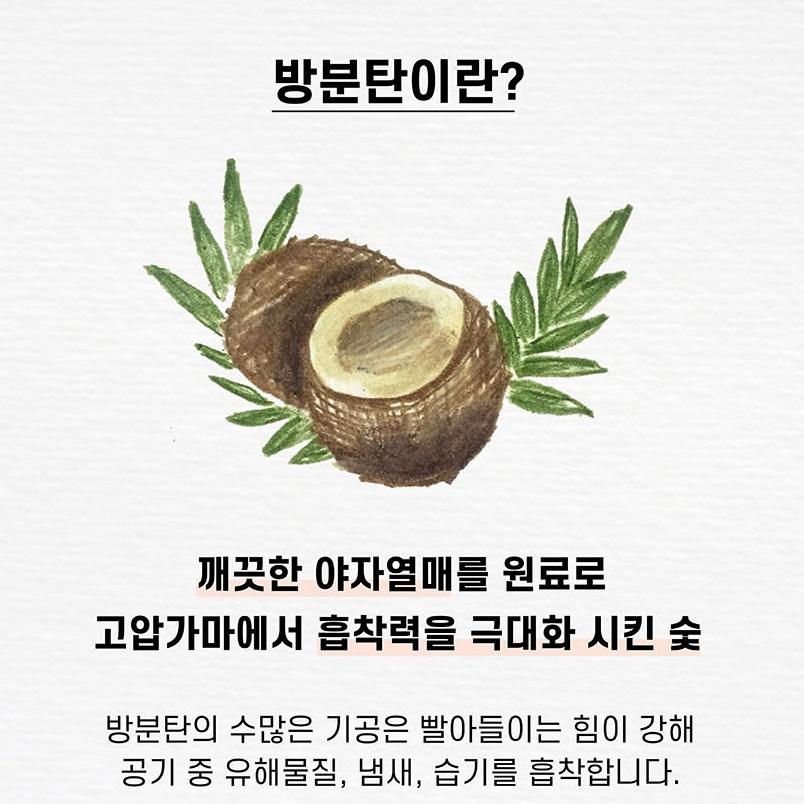 천연방분탄 2kg 새가구냄새제거 새집베이크아웃 없음 - 상세 이미지 3