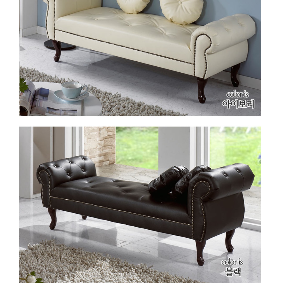 등받이 없는 쇼파 미용실 대기실 소파 실내 벤치 벤치형 소파