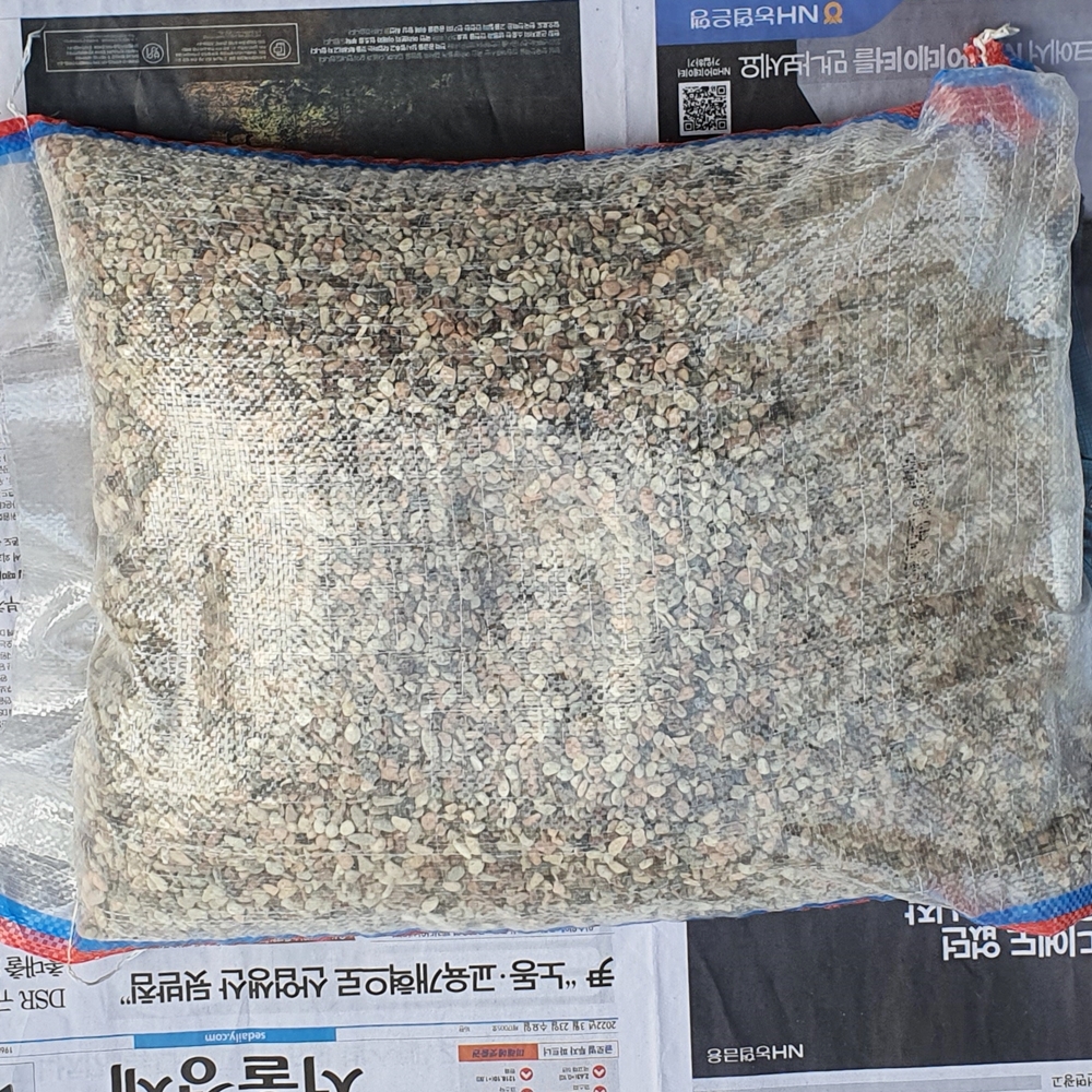자갈공명 살구베이지 콩자갈  5-7mm 20kg(1포)/(ak베이지) - 상세 이미지 4