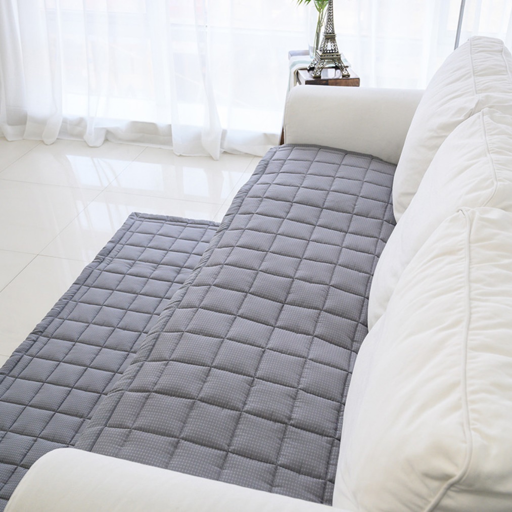 여름용 소파패드 돌쇼파 패드 토퍼 리클라이너 소파 커버 천 시어서커 냉감 풍기 인견 흙