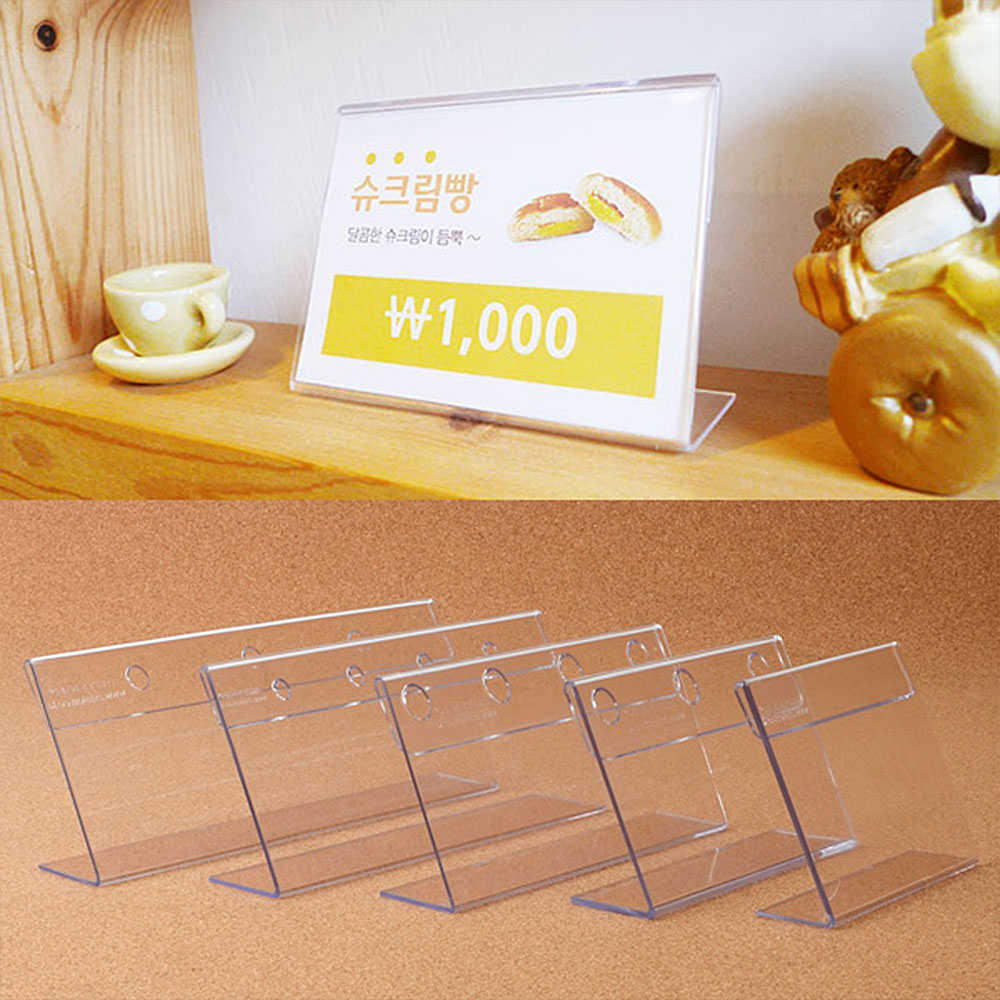 네임판 쇼카드 pop카드 아크릴 이름표 쇼케이스 5종 - 상세 이미지 2