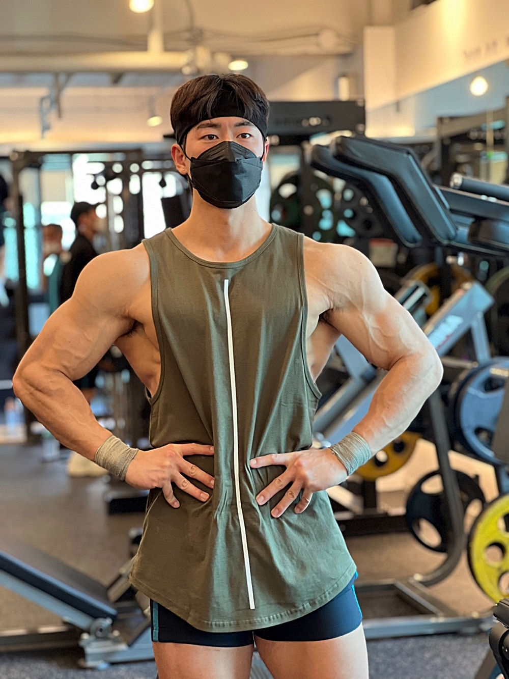 비스트모드 미들라인 남자 헬스나시 짐웨어 036 이미지 3