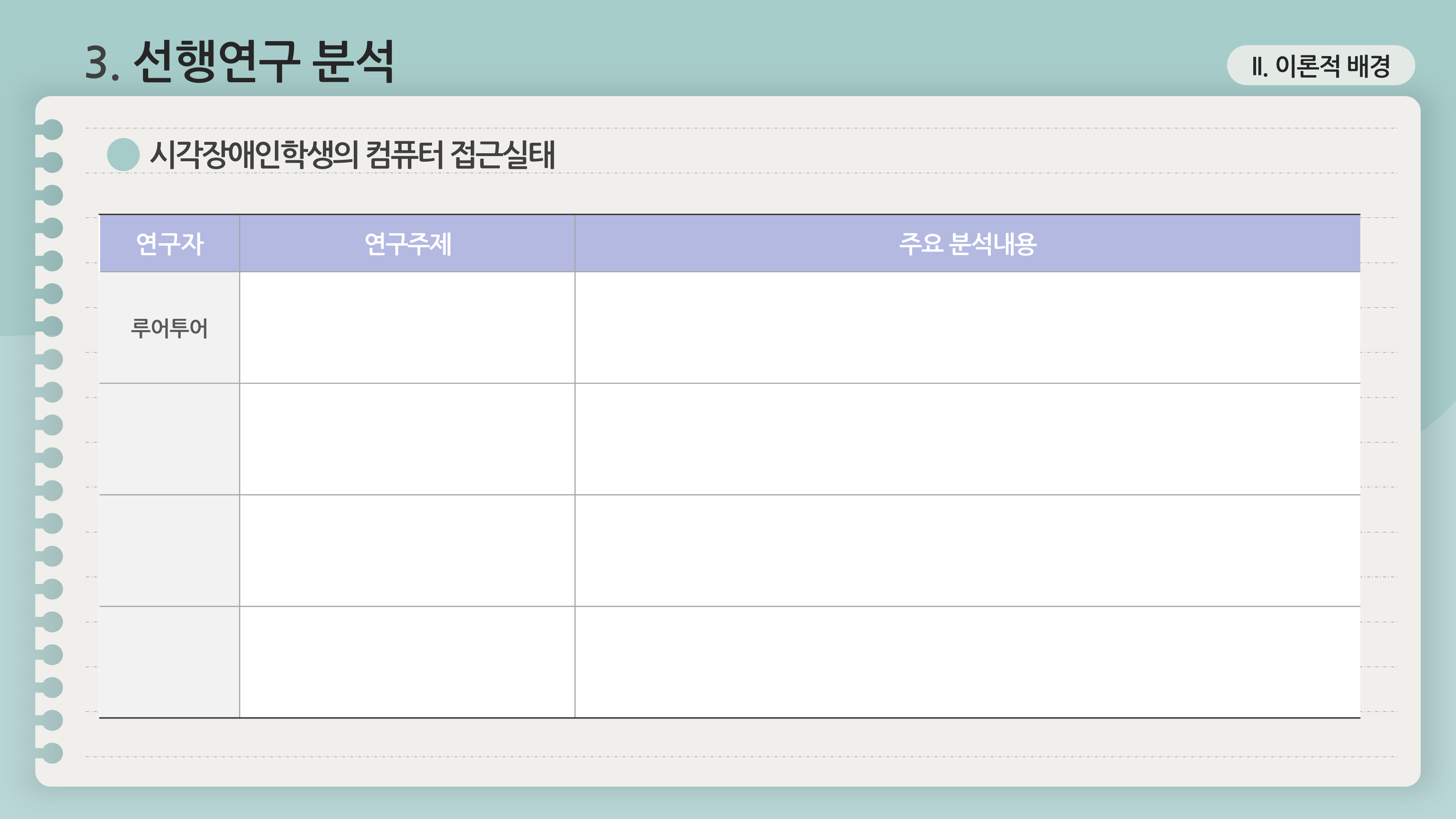 560 논문 프로포절 연구계획서 ppt 템플릿 양식 깔끔한 논문발표PPT - 상세 이미지 2