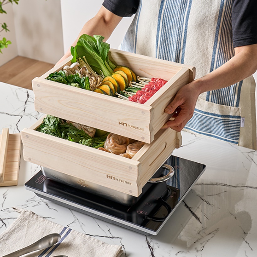 편백나무찜 야채찜기 소형찜기 딤섬 수육 찜기