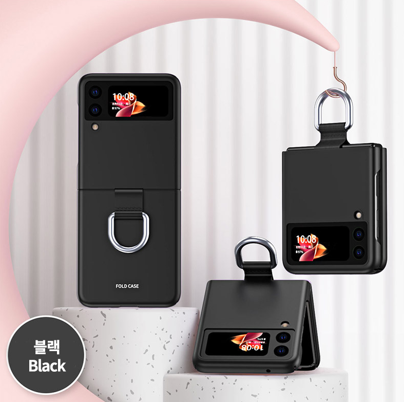 갤럭시 Z플립4 케이스 플립4 링 슬림 하드 커버 - 상세 이미지 5