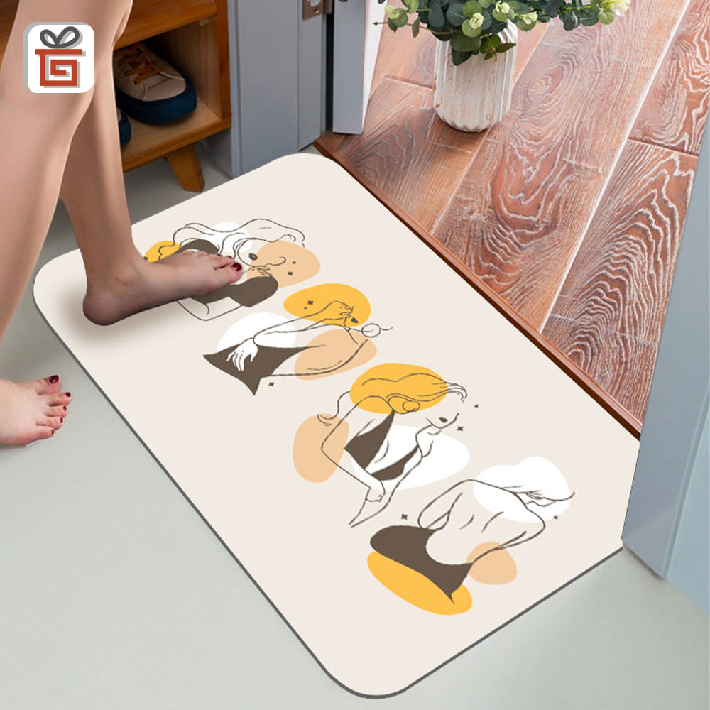 규조토 발매트 화장실 매트 명화디자인 라이트 샤르매트 - 상세 이미지 4