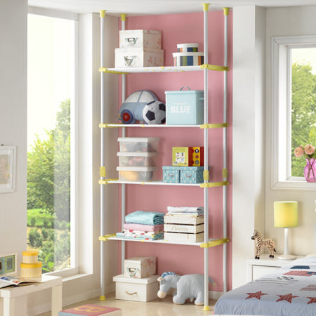 왕자행거 선반 왕자 더블기둥 너비조절 수납선반 공간활용 베란다 팬트리 창고 옷방 다용도