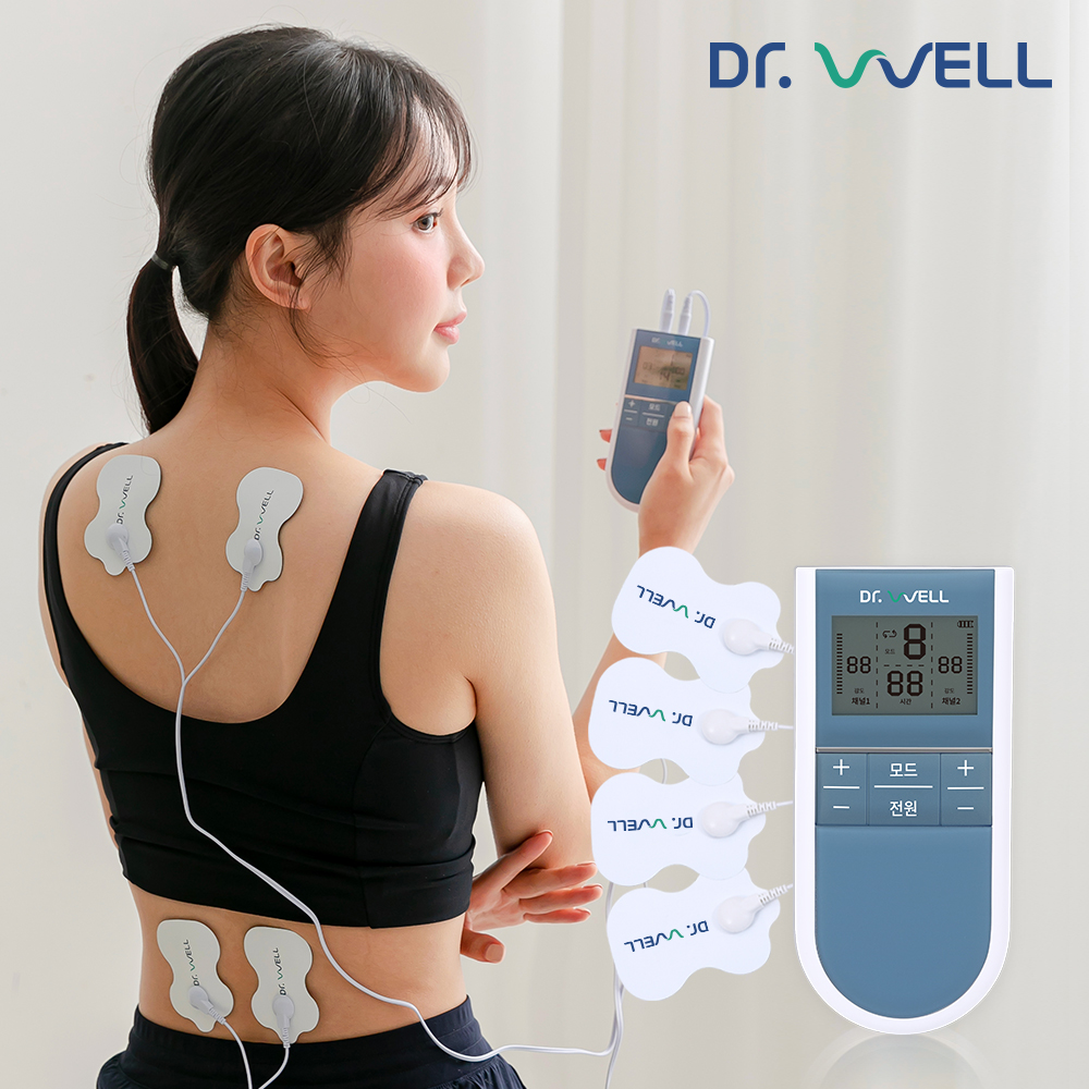 닥터웰 EMS 듀얼 저주파 마사지기 DR-470 (2채널 4패드) - 메인 이미지