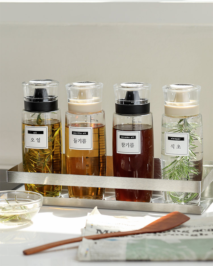 시노글라스 새지않는 소스병 오일병 라벨스티커증정