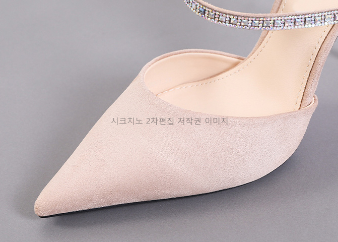 티르키 10cm 스웨이드 큐빅 스트랩 스틸레토 하이힐 2color 상세 이미지 21