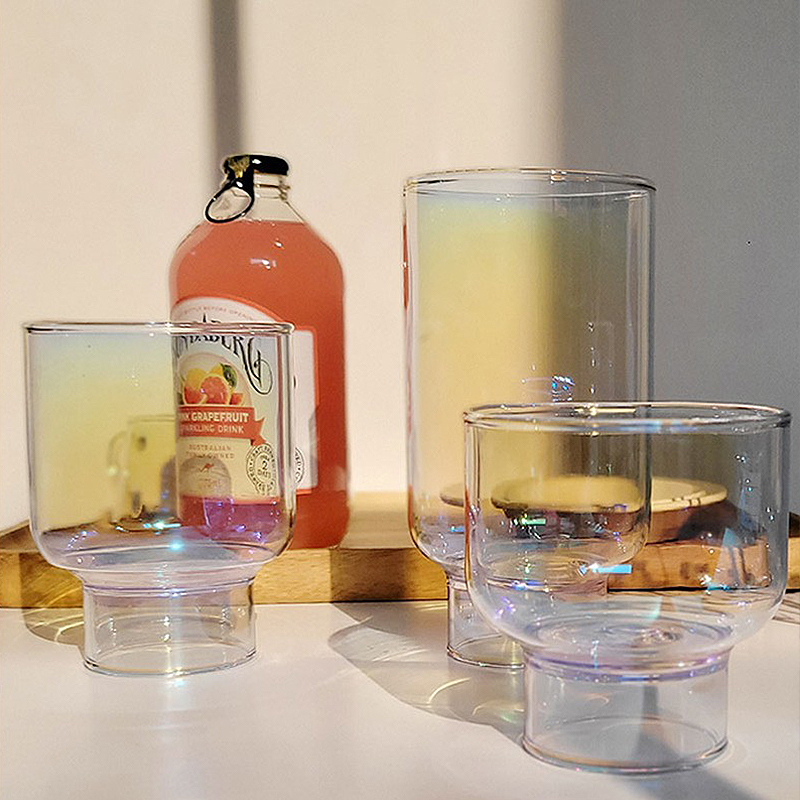오로라 클럽 언더락 텀블러 유리잔 210ml / 300ml / 470ml 유리컵 주스컵 글라스잔 홈카페 - 메인 이미지