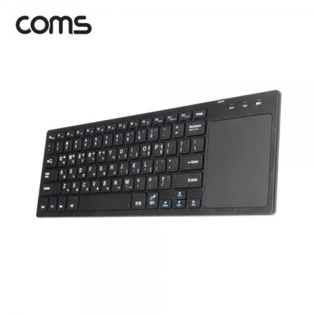 Coms 2.4GHz 슬림형 무선 키보드 터치패드/RT328